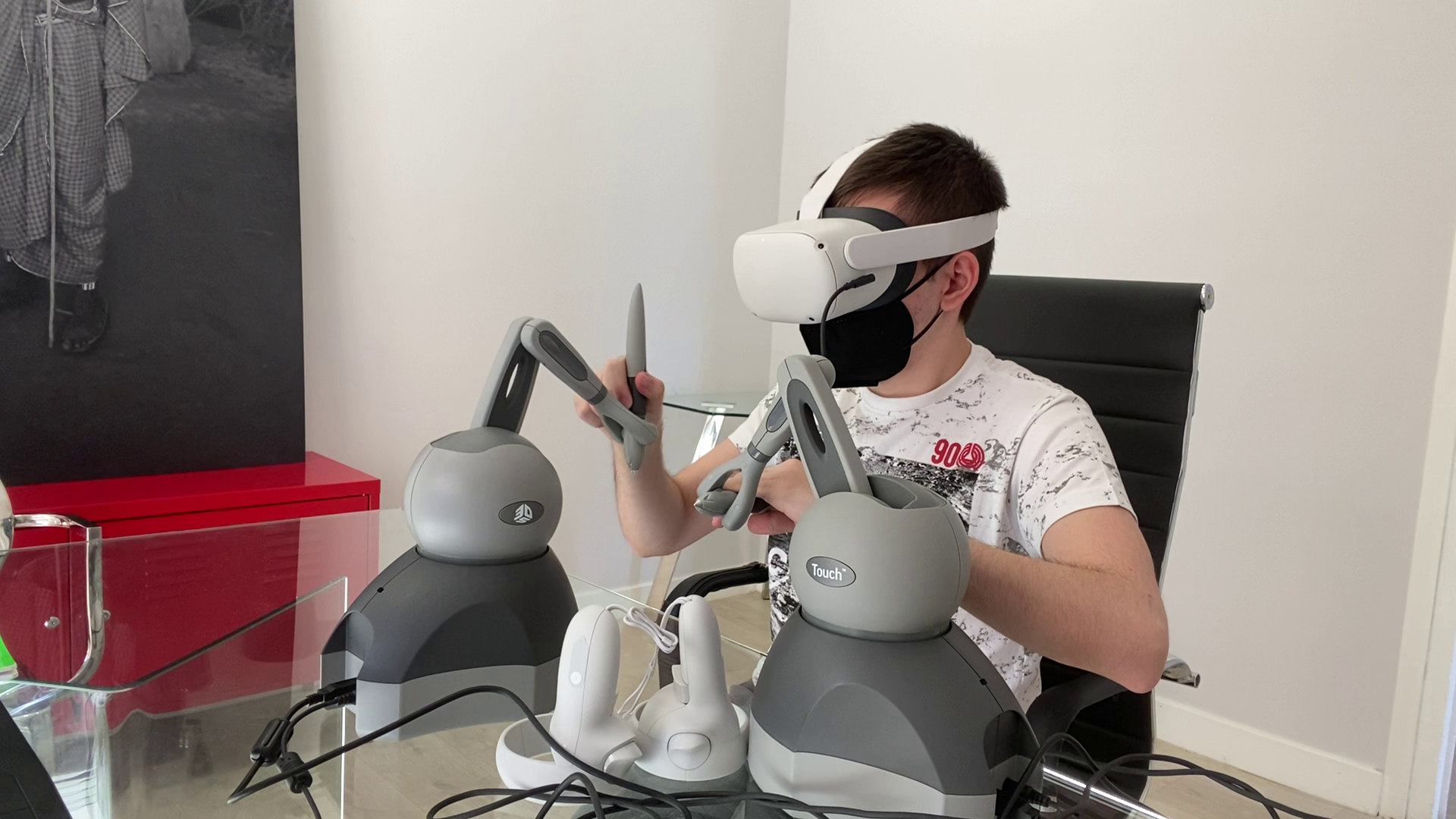 training with haptic devices