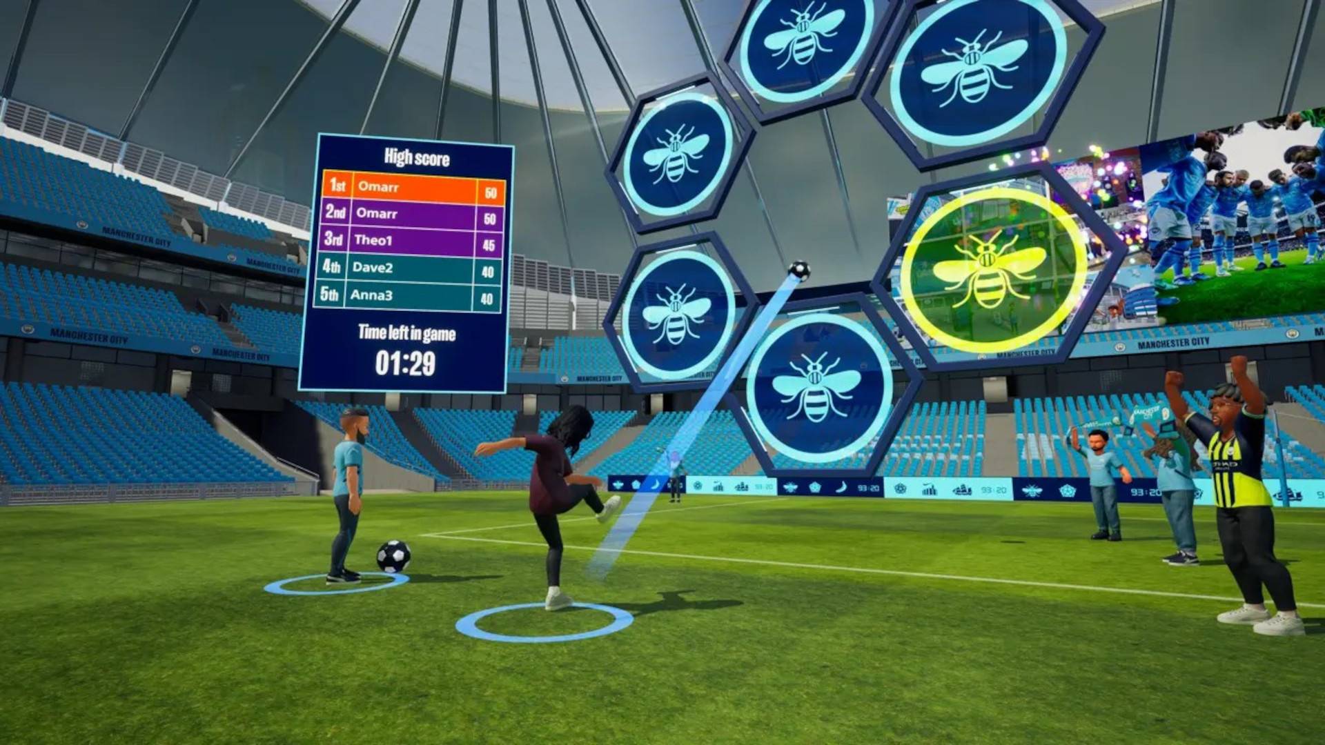 FavoriteSpace kick the ball minigame