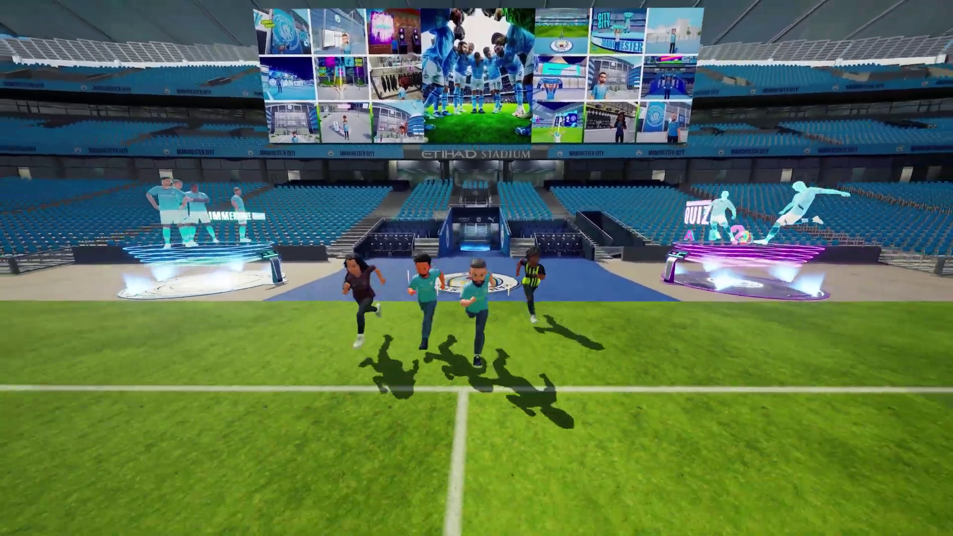 FavoriteSpace app inside Manchester City stadium