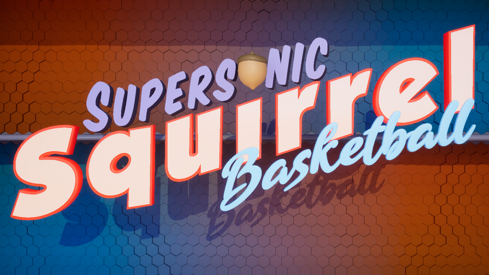 Supersonic Squirrel Basketball logo